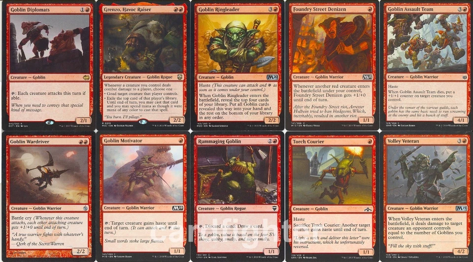 Custom Goblin Tribal Commander EDH Deck - Krenko, Mob Boss Goblin Chieftain - Image 3 of 4