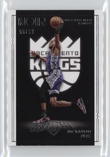 2020-21 Panini Noir Icon Edition /99 De'Aaron Fox #78 xw1