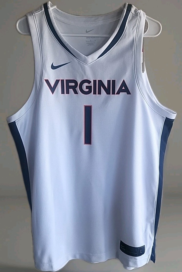 Virginia Cavaliers Basketball Jersey Mens LARGE New With Tags