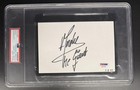 Andre The Giant Signed Autograph PSA/DNA Slab Very Rare Cut Card COA WWF WWE B