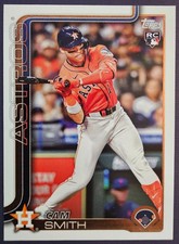 2025 Topps Update Series #US298 Cam Smith Astros Rookie Card