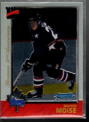 B2443- 1998 Bowman Chrome CHL Golden Jubiläum #113 Martin Moise - Nm-Mt (Selten