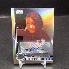 Second Sister 2023 Topps Chrome Star Wars AUTO Refractor Elizabeth Grullon QW1