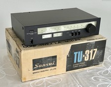 Sintonizzatore stereo Sansui TU 317 AM/FM fascia alta bella e rara radio IMBALLO ORIGINALE