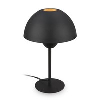 Nachttischlampe Mit Kabelschalter E14 Lampe Tischlampe 28,2 Cm Schwarz