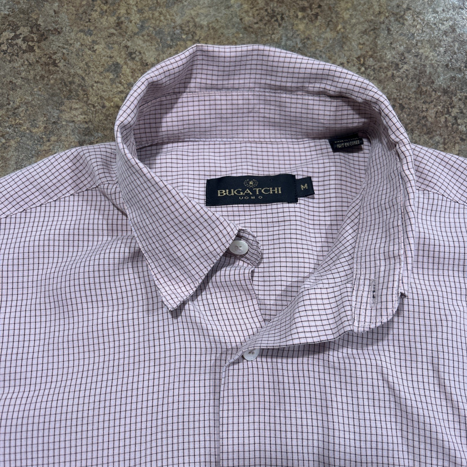 bugatchi mens medium button down long sleeve shir… - image 2