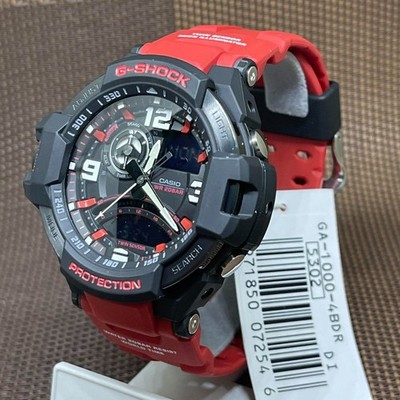 Casio G-Shock GA-1000-4B Red Master Of G Air GravityMaster Digital