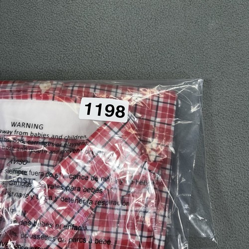 Lacoste Button Down Hemd 44 Classic Fit rot kariert leicht Sommer Freizeit - Bild 14 von 14