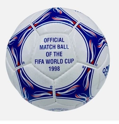 Tricolore Football Fifa World Cup 1998 Official Match Soccer Ball