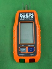 KLEIN TOOLS RT250 GFCI OUTLET TESTER GOOD WORKING F40048737