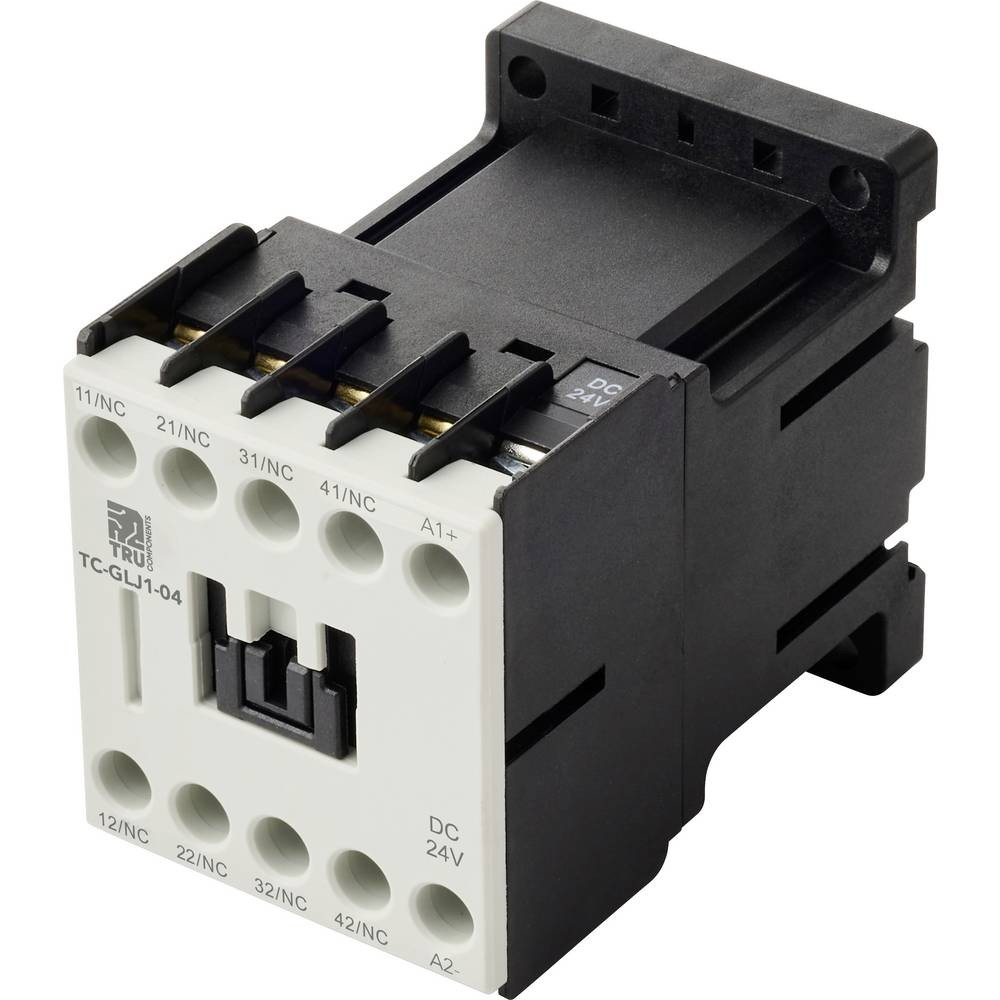 Contacteur auxiliaire TC-GYJ1-04-24VDC 4 contacts NF robustes