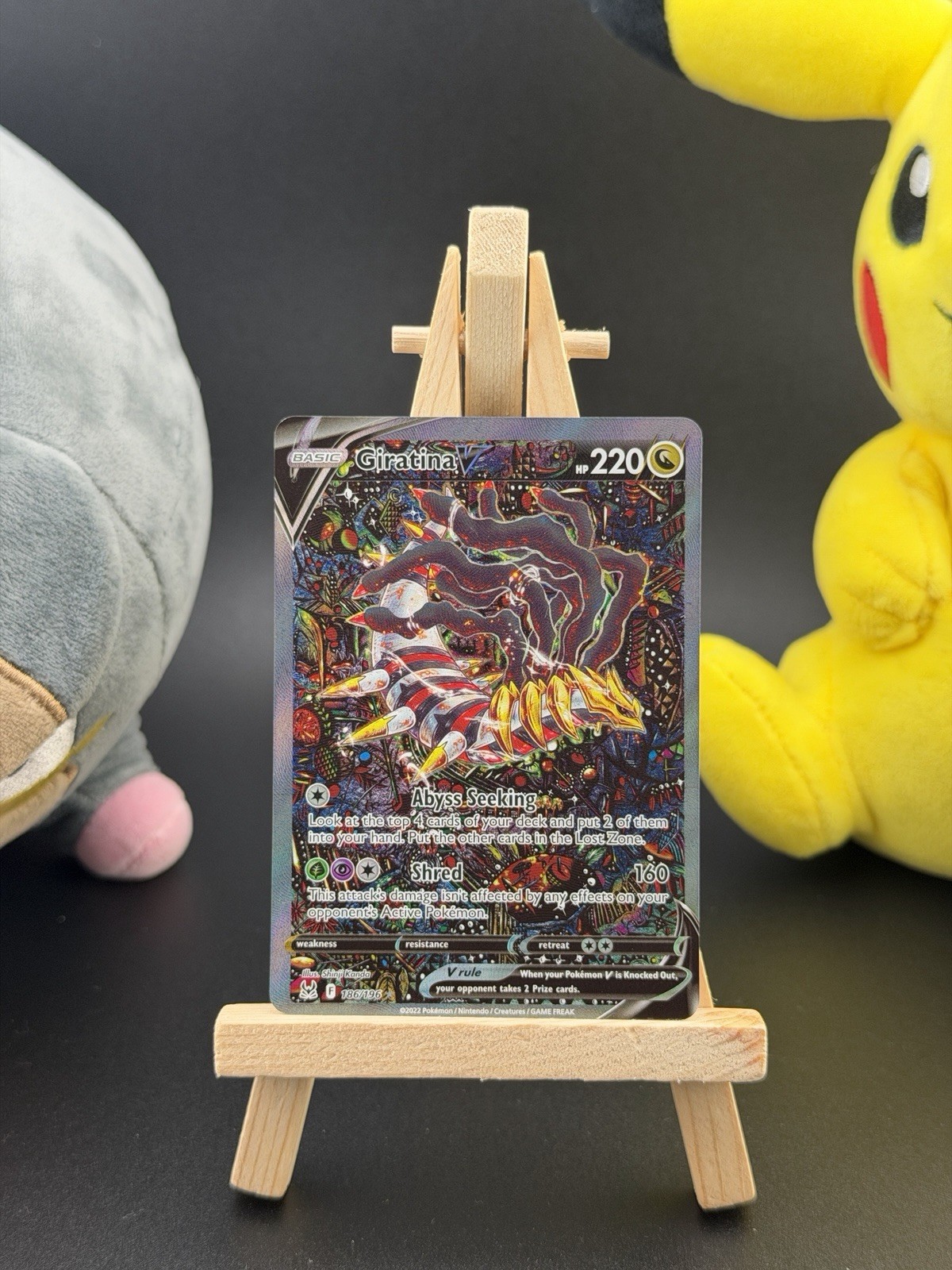 Giratina V (Alternate Full Art) 186/196 Swsh11: Lost Origin Holo