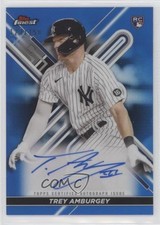 2022 Topps Finest Blue Refractor 123/150 Trey Amburgey #FA-TAC Auto 0y0n