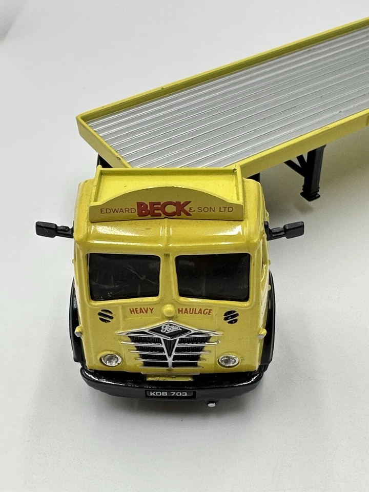 Corgi 12801 1:50 Scale Limited Edition Heavy Haulage Set Edward Beck & Sons B3 - Image 2 of 4