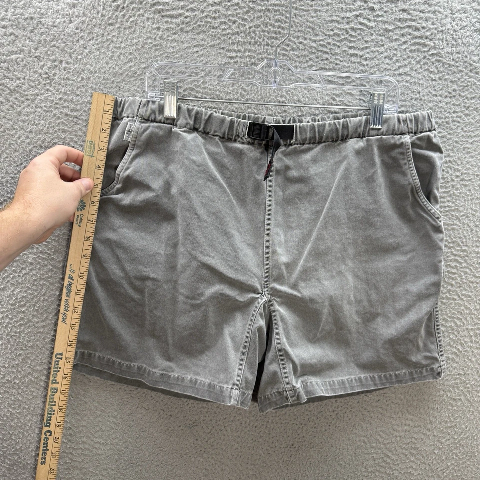 Pantalones Cortos Gramicci De Colección Para Hombre Grandes Gris Con Cinturón Exterior Escalada Senderismo Años 90 Y2K Foto 4 de 4
