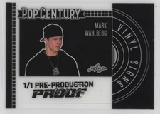 2024 Leaf Metal Pop Century Vinyl Signs 1/1 Mark Wahlberg #VS-MW1 h3a