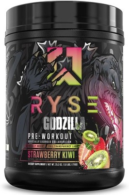 RYSE Godzilla X Noel Deyzel Pre Workout Powder - Strawberry Kiwi - 400mg Caff...
