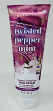 1 TWISTED PEPPERMINT BATH BODY WORKS ULTIMATE HYDRATION BODY CREAM LOTION 8OZ
