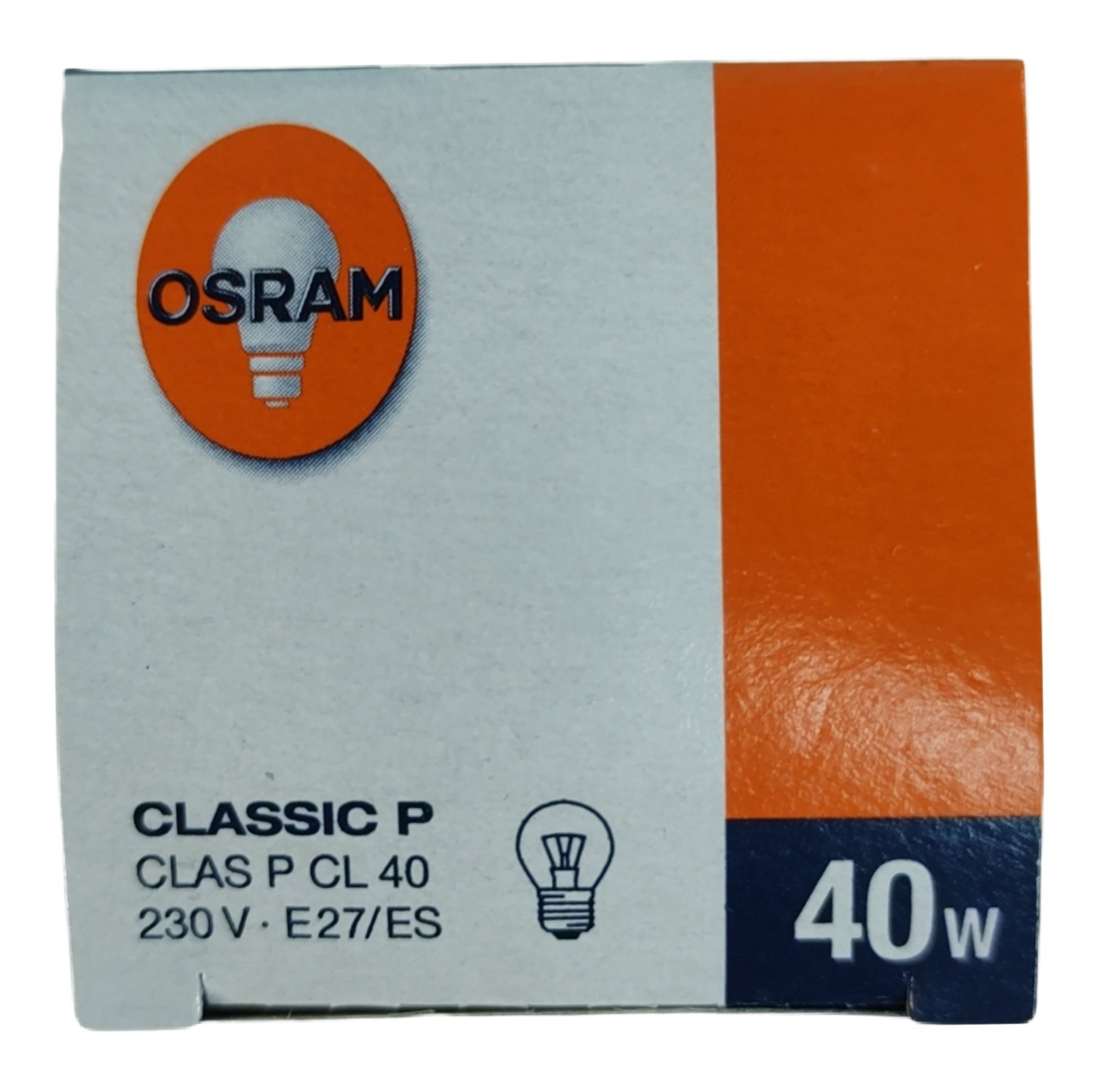 5 x Osram Classic P Tropfen E27 40W klar Glühbirne Lampe dimmbar KEIN LED Globe