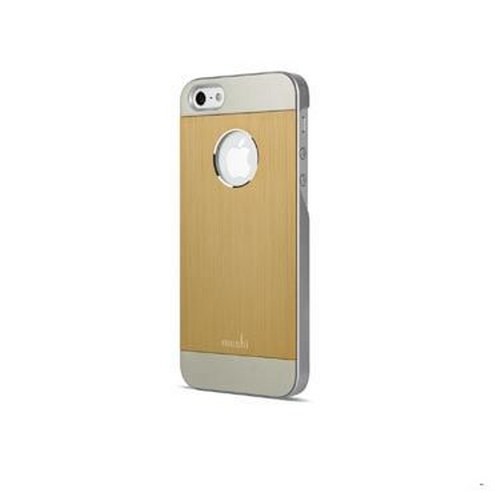 Coque iPhone 5 anti rayure rigide Moshi iGlaze Armour argent