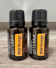 2 PACK doTERRA Wild Orange Essential Oil 15mL NEW/SEALED Exp 2027
