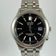 Citizen Eco Drive Mens Watch Quartz H415 S033012 wrist 17cm Japan Made