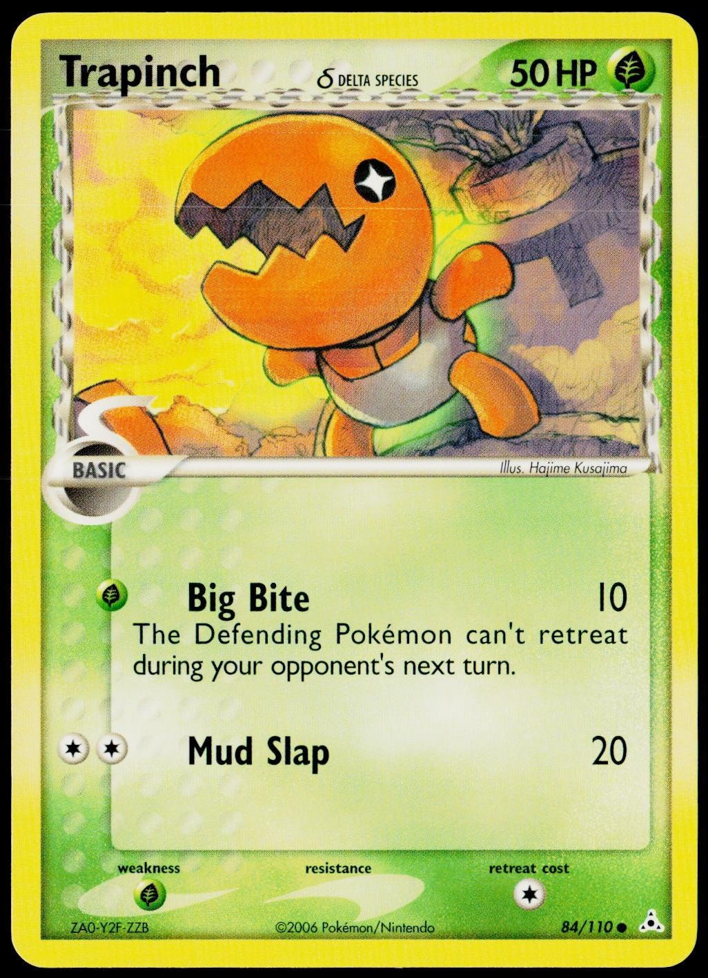 Trapinch 84/110 Common Holon Phantoms Pokemon Lightly Played