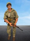 GI Joe 12"  USMC Marine Soldier Action Figure 1996 Dog Tags Gear M1 Garand Rifle