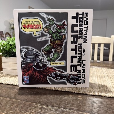 Bst Axn TMNT Classic Comic Px Action Figure 4pc Box Set 1 Ninja Turtles Sealed