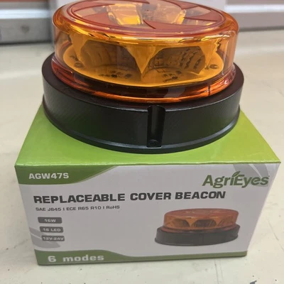 Agrieyes Beacon LED Strobe Lights with Replaceable Lens