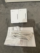 X2 TP-Link TL-WPA4220 AV600 Powerline Wi-Fi Extender Adaptors,600Mbps - WORKING