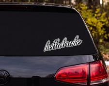 Hellabroke Word Vinyl Decal Sticker Car Window Laptop Flowing Hellabroke Word Vinyl Decal Sticker Car Window Laptop Flowing