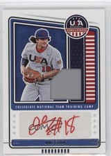 2023 Panini USA Baseball Stars & Stripes Materials Jake Gelof (Red Ink) Auto b6y