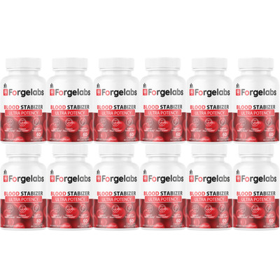 Forge Labs Blood Stabilizer Blood Support Maximum Strength Official- 12 Bottles
