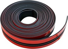 19.68Ft Car Windshield Weather Stripping, T Shape Adhesive Rubber Sealing 30mmac