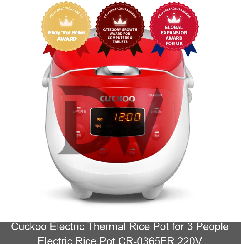 Cuckoo Electric Thermal Rice Pot for 3 People Electric Rice Pot CR-0365FR 220V
Opens in a new window