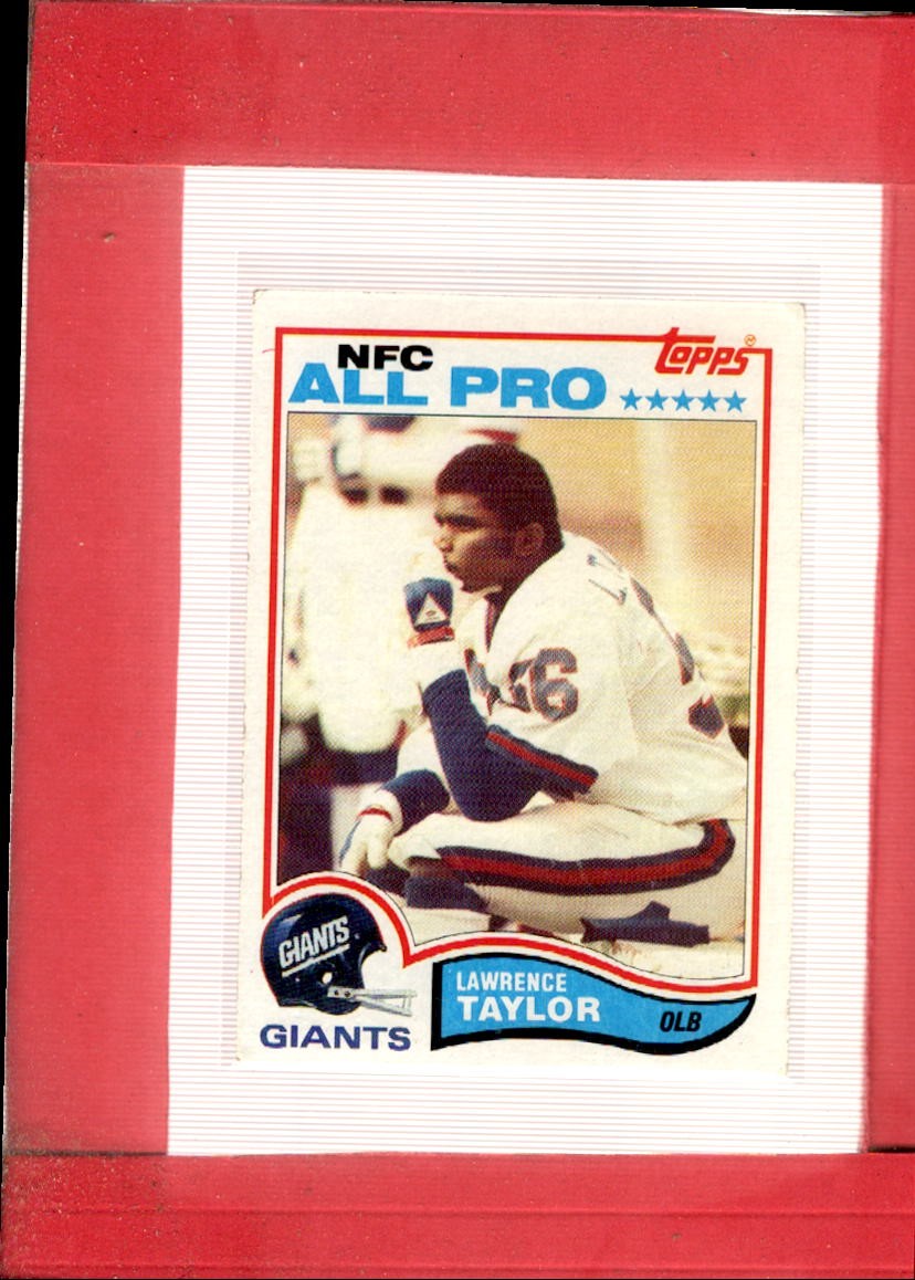 1982 Topps #434 Lawrence Taylor VG/EX Very Good/Excellent RC Rookie NY  ID:72328