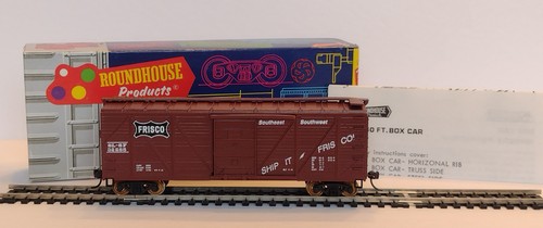 Roundhouse HO Scale - 40' Truss Box Car With Sliding Doors - Frisco - #1027 | Zustand: Used