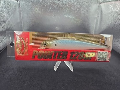 Lucky Craft Pointer 128 SP Suspending Jerkbait Pearl Ghost Minnow 
