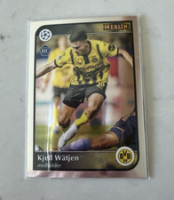 Topps 2024-25 UEFA Kjell Wätjen Borussia Dortmund Rookie Merlin Card #113