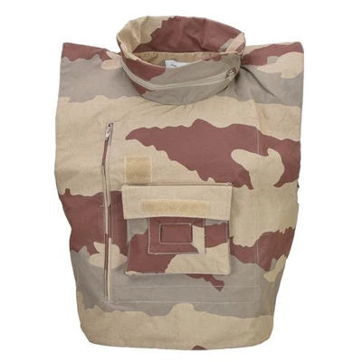 SURPLUS MILITAIRE Authentique Française Armée Gilet Pare-Balles Sans Plaques Camouflage Daguet