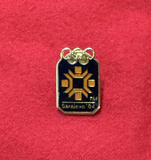 **VINTAGE** 1984 Sarajevo Winter Olympics Pin - Official Snowflake Logo Emblem