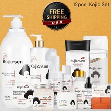 [12pcs Set] -Kojic San Series Skin Lightening Face/Body care set [USA Stock 🇺🇸