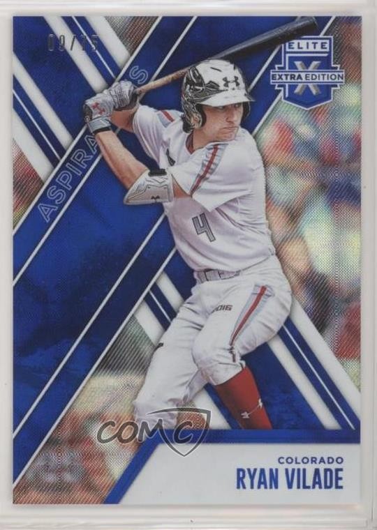 2017 Panini Elite Extra Edition Aspirations Blue 9/75 Ryan Vilade #48 0cn