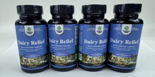 4X Lactose Intolerance Pills 60 Days Supply Fast Acting Dairy Digestive Enzyme