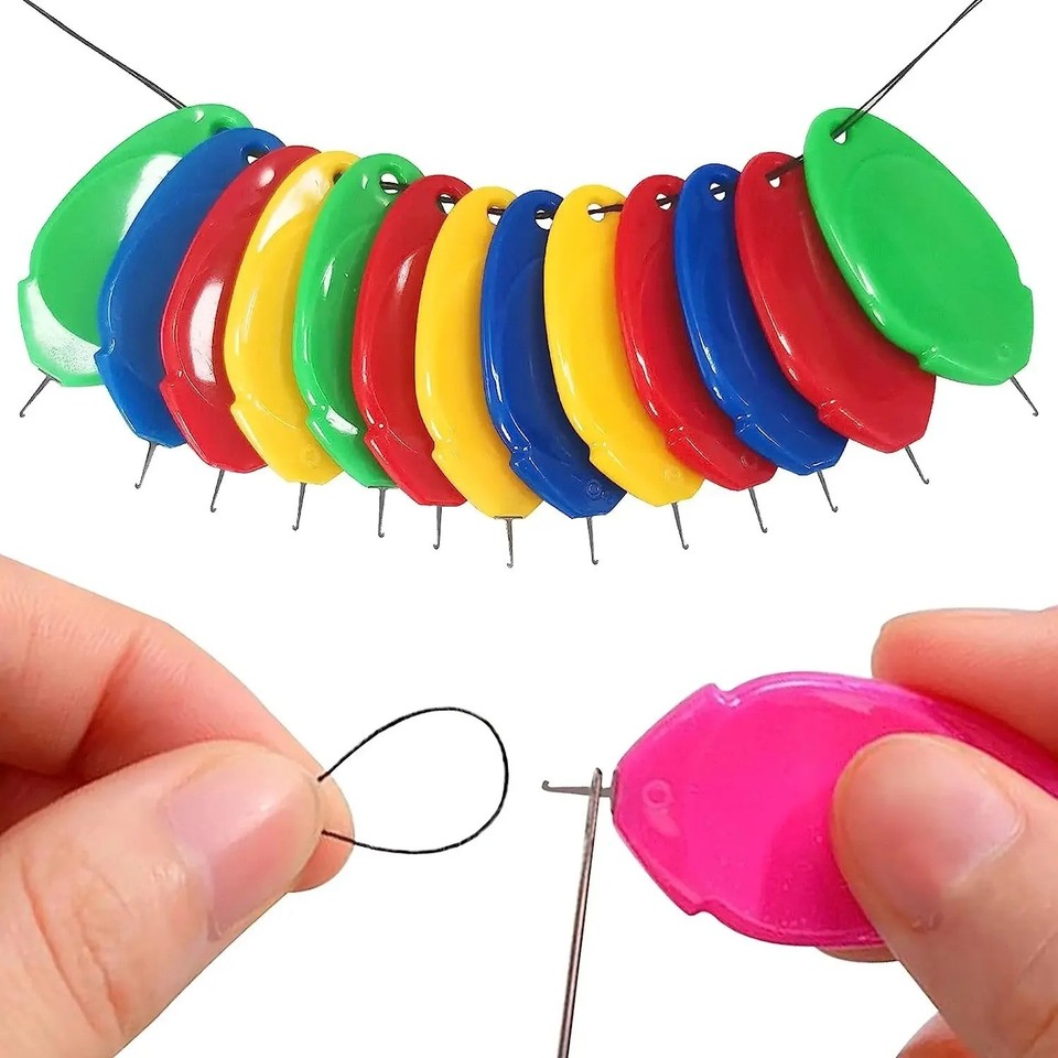 6x Needle Threader Tool Automatic Sewing Machine Stitch Insertion Wire ...