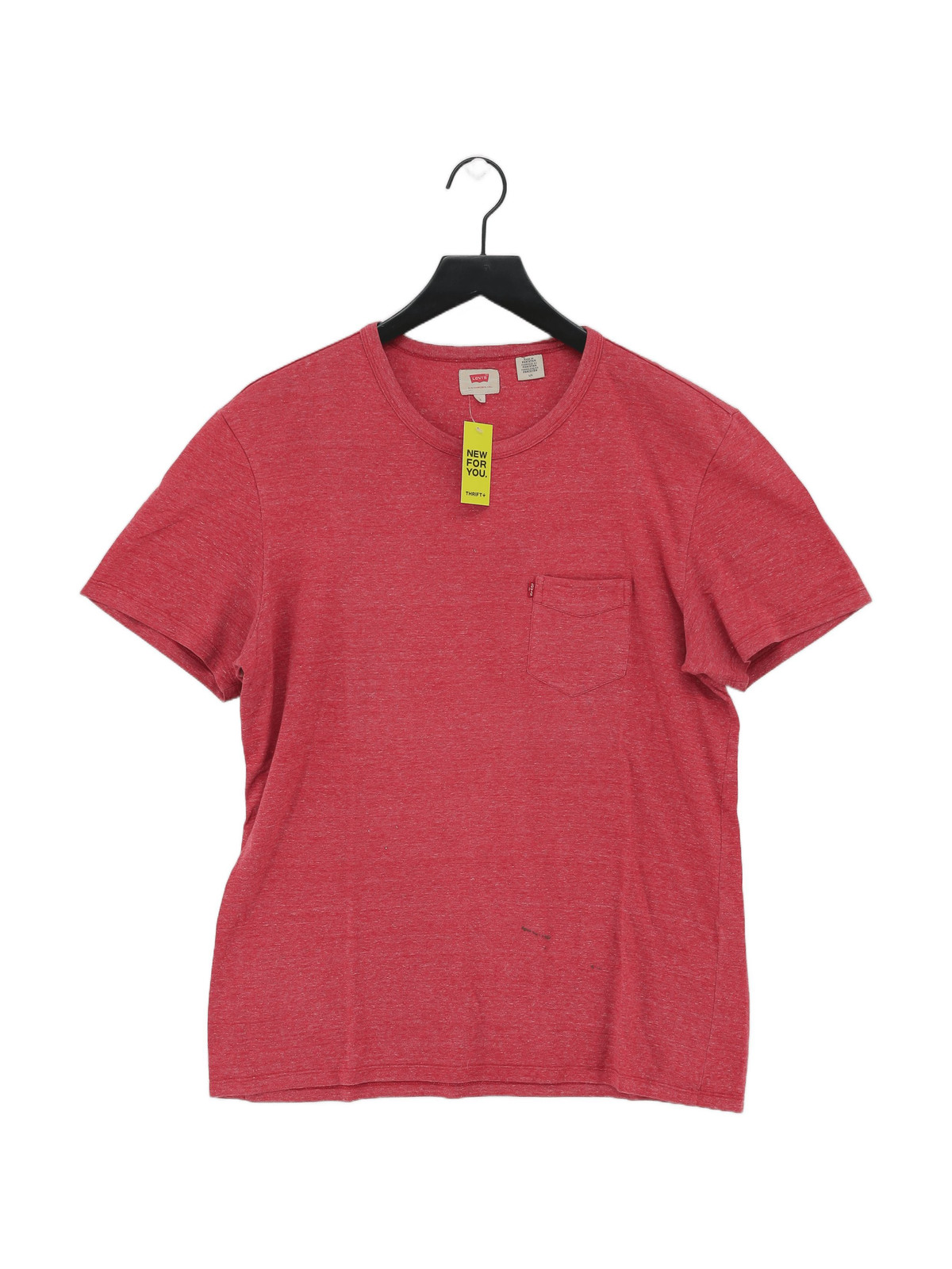 T shirt uomo Levi's L rossa 100% altra basic