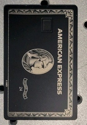 American Express AMEX METAL Black Card *Novelty Card* READ