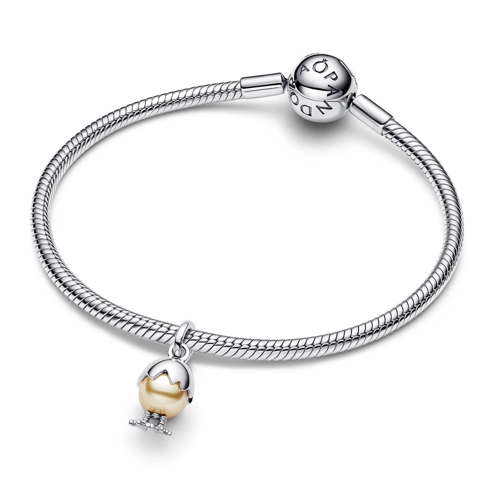 PANDORA Schmuck Charm-Anhänger Süßes Küken Silber 793748C01 - Bild 3 von 4