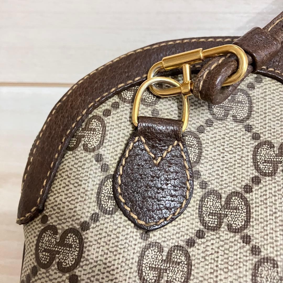 GUCCI Old Gucci Sherry GG Canvas Leather Shoulder Bag Pouch 904 02 047 Beige thumbnail 19